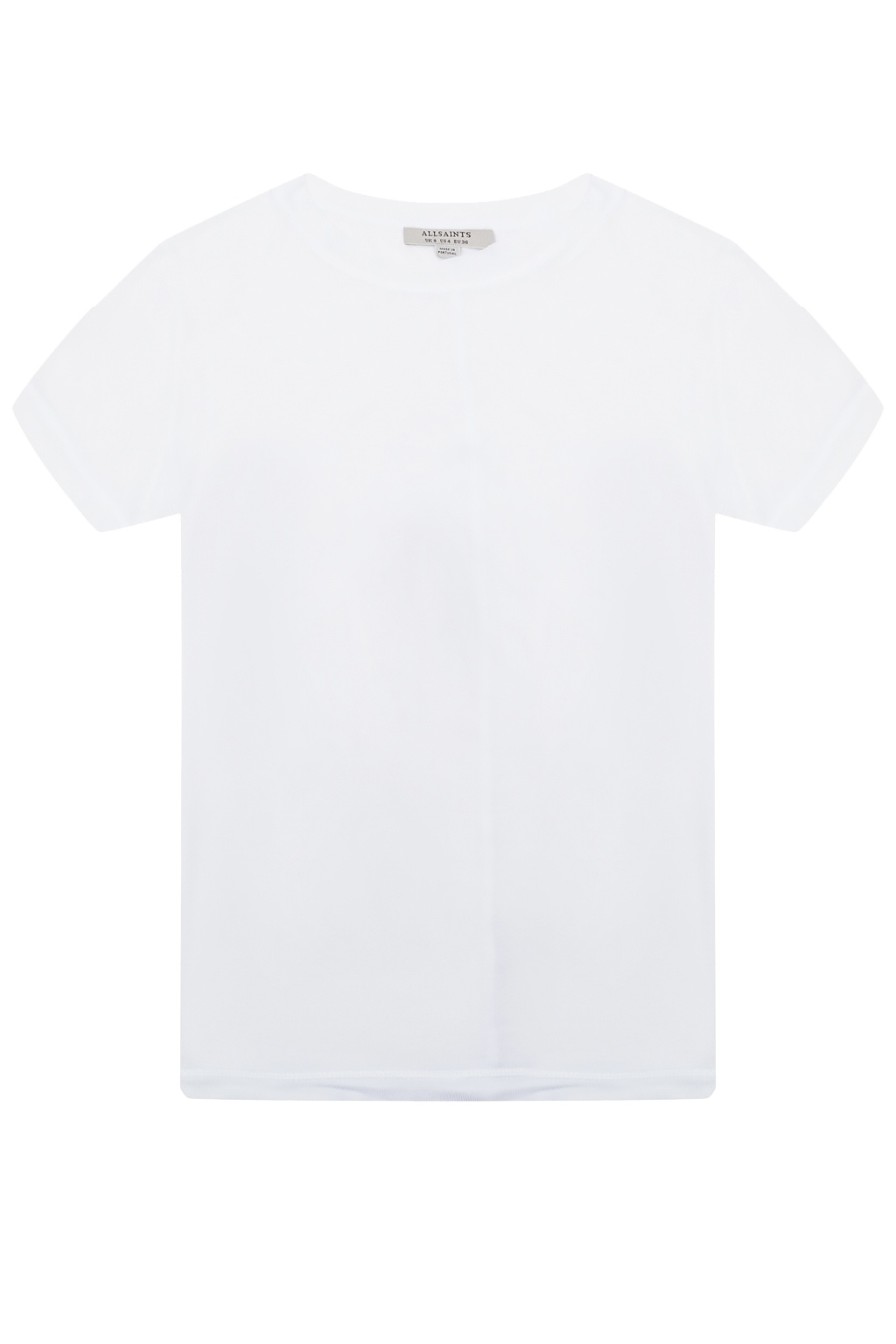 White 'Francesco' semi-sheer T-shirt AllSaints - Vitkac Canada